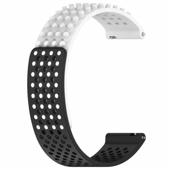 20 mm Löcher, atmungsaktives Silikon-Uhrenarmband mit 3D-Punkten – Bild 8