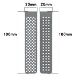 20 mm Löcher, atmungsaktives Silikon-Uhrenarmband mit 3D-Punkten – Bild 7