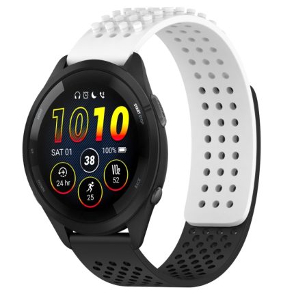 22 mm Löcher, atmungsaktives Silikon-Uhrenarmband mit 3D-Punkten