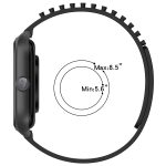 22 mm Löcher, atmungsaktives Silikon-Uhrenarmband mit 3D-Punkten – Bild 6
