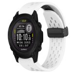 22 mm großes Silikon-Uhrenarmband mit Faltschließe und Loch