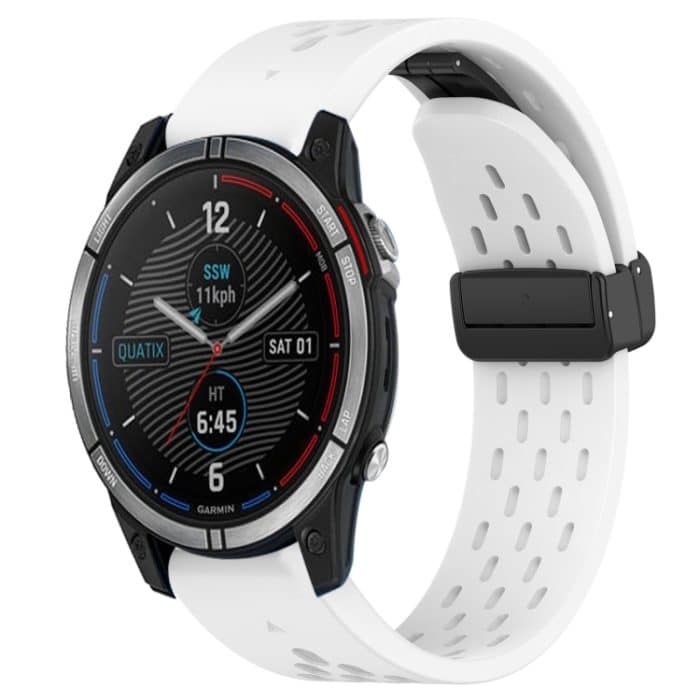 SYA002352130A.jpg 22 mm großes Silikon-Uhrenarmband mit Faltschließe und Loch – Bild 1