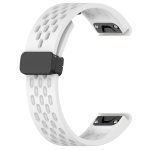 22 mm großes Silikon-Uhrenarmband mit Faltschließe und Loch, For Garmin Fenix E 47mm, For Garmin Fenix 8 MIP 47mm, For Garmin Fenix 8 AMOLED 47mm, For Garmin Fenix 7 Pro 47mm – Bild 8