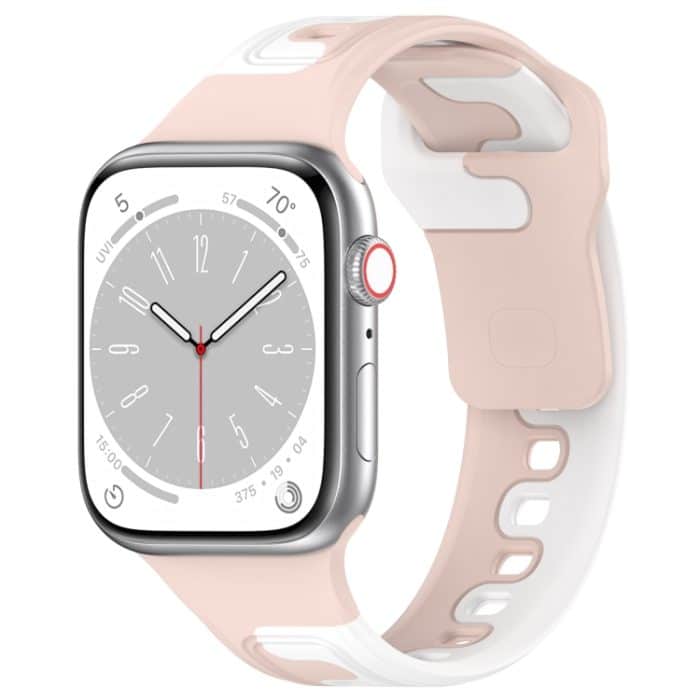 SYA002358416A.jpg Doppelfarbiges Silikon-Uhrenarmband – Bild 1