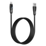 ENKAY 2,4 A USB-auf-8-Pin-Schnellladedaten-Silikonkabel mit LED-Anzeige