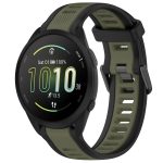 20 mm zweifarbiges, strukturiertes Silikon-Uhrenarmband