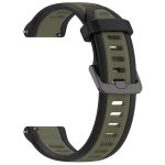 20 mm zweifarbiges, strukturiertes Silikon-Uhrenarmband – Bild 7