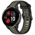 20 mm zweifarbiges, strukturiertes Silikon-Uhrenarmband