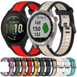 20 mm zweifarbiges, strukturiertes Silikon-Uhrenarmband – Bild 2