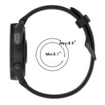 18 mm zweifarbiges strukturiertes Silikon-Uhrenarmband – Bild 5