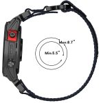 22 mm Nylon-Uhrenarmband mit Klettverschluss, For Garmin Fenix 7 Pro 47mm, For Garmin Epix Pro 47mm, For Garmin MARQ Athlete Gen 2, For Garmin MARQ Commander, For Garmin MARQ Golfer, For Garmin MARQ Adventurer Gen 2, For Garmin MARQ Aviator Gen 2... – Bild 4