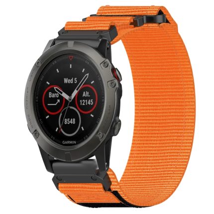 26 mm Nylon-Uhrenarmband mit Klettverschluss