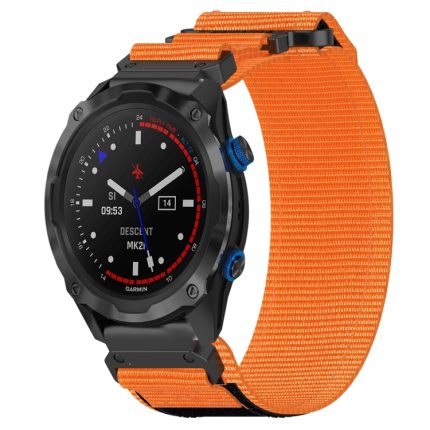 26 mm Nylon-Uhrenarmband mit Klettverschluss