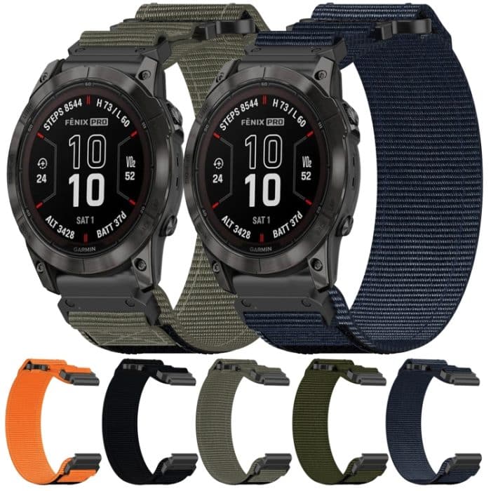 SYA0025471_B1-6.jpg 26 mm Nylon-Uhrenarmband mit Klettverschluss – Bild 2