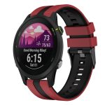 22 mm zweifarbiges Sport-Uhrenarmband aus Silikon