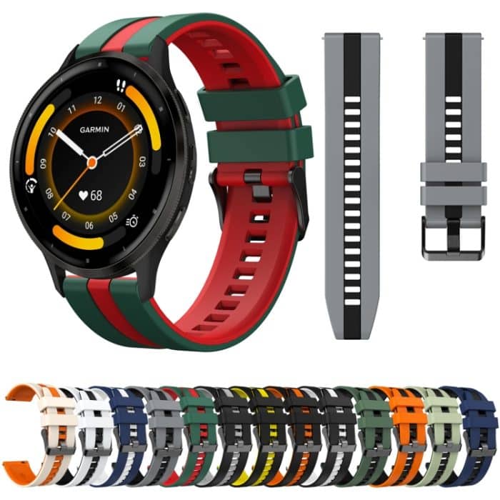 SYA0026408_B1-4.jpg 22 mm zweifarbiges Sport-Uhrenarmband aus Silikon – Bild 2