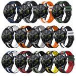 22 mm zweifarbiges Sport-Uhrenarmband aus Silikon – Bild 3