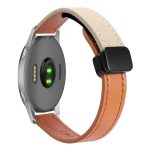 22 mm schmales Uhrenarmband aus Mikrofaser-Leder mit magnetischer Schnalle