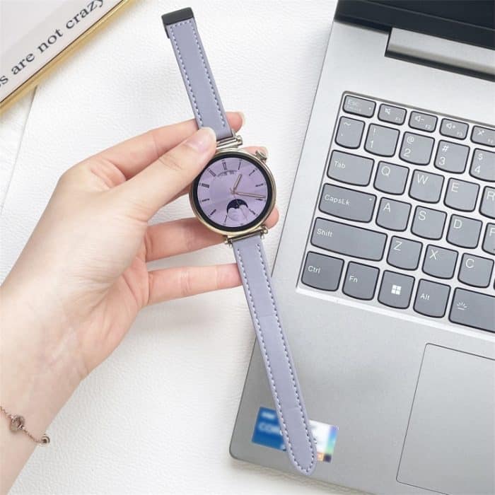 SYA002672721A_3.jpg Schlankes 20-mm-Uhrenarmband aus Mikrofaserleder mit magnetischer Schnalle – Bild 6