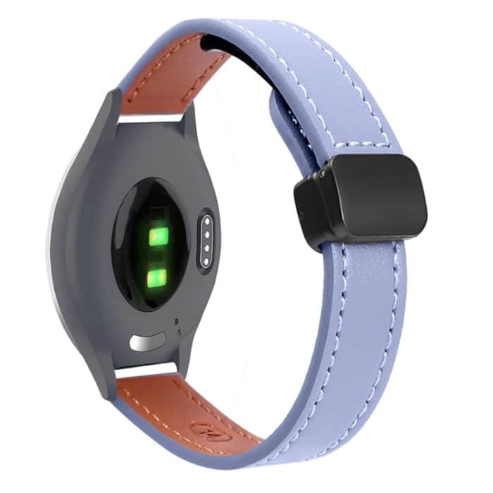 18 mm schmales Uhrenarmband aus Mikrofaser-Leder mit magnetischer Schnalle – Bild 1