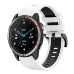 Sportliches zweifarbiges 22-mm-Silikon-Uhrenarmband