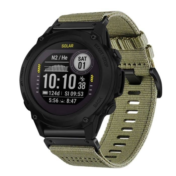 22 mm Uhrenarmband aus Nylon-Canvas mit Schnellverschluss – Bild 1