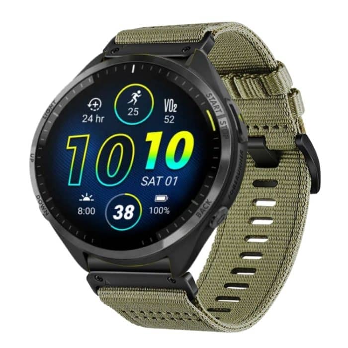 SYA002690416A.jpg 22 mm Uhrenarmband aus Nylon-Canvas mit Schnellverschluss – Bild 1