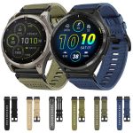 22 mm Uhrenarmband aus Nylon-Canvas mit Schnellverschluss, For Garmin Fenix E 47mm, For Garmin Fenix 8 MIP 47mm, For Garmin Fenix 7 Pro, For Garmin MARQ Gen 2, For Garmin Descent G1, For Garmin Fenix 7 Solar, For Garmin Fenix 7 Sapphire Solar... – Bild 2