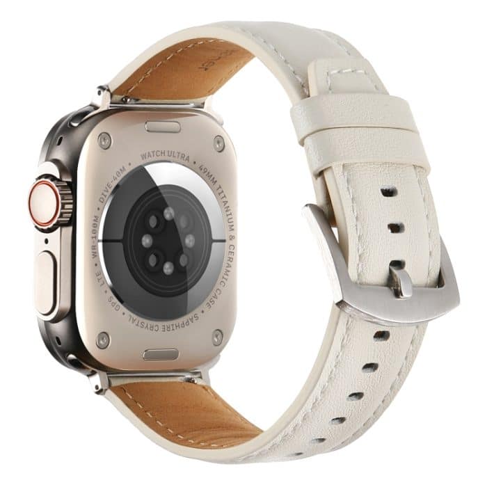 Schlichtes Uhrenarmband aus echtem Leder – Bild 6