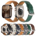 Schlichtes Uhrenarmband aus echtem Leder – Bild 2