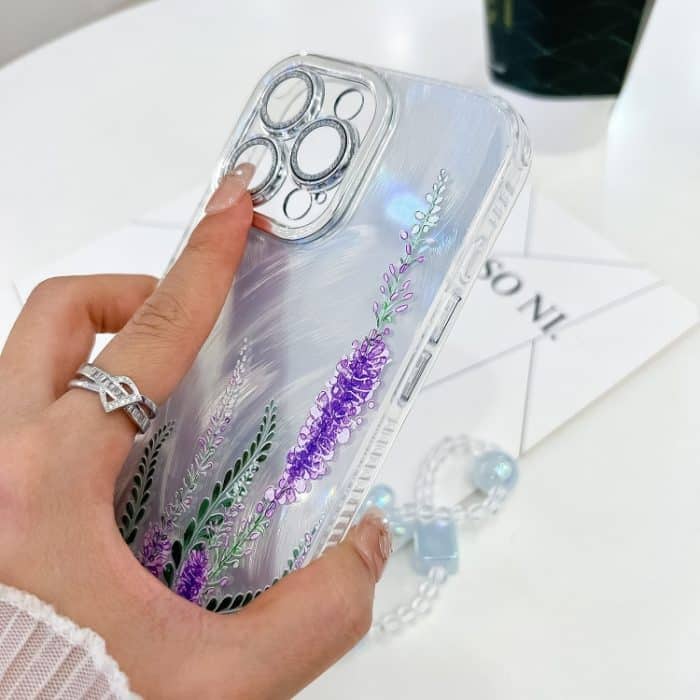 SYA0027433_B4-6.jpg Galvanisieren Blumen Pflanzen Textur Armband TPU Handyhülle – Bild 5