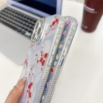 Galvanisierte TPU-Telefonhülle mit Blumenstruktur, For iPhone 16, For iPhone 15 Pro Max, For iPhone 15 Pro, For iPhone 15 – Bild 6
