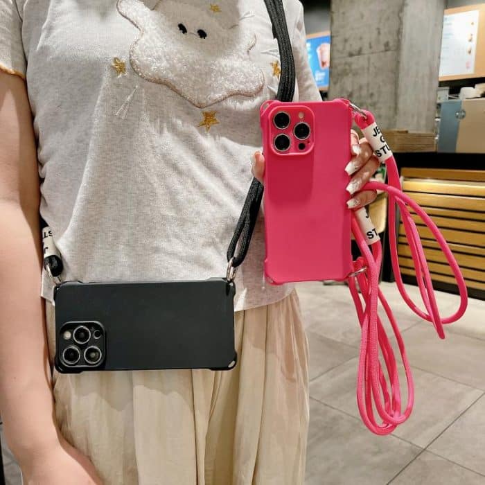 Crossbody Liquid TPU Vier-Ecken-Stoßfeste Handyhülle, For iPhone 11 Pro Max, For iPhone 11 – Bild 5