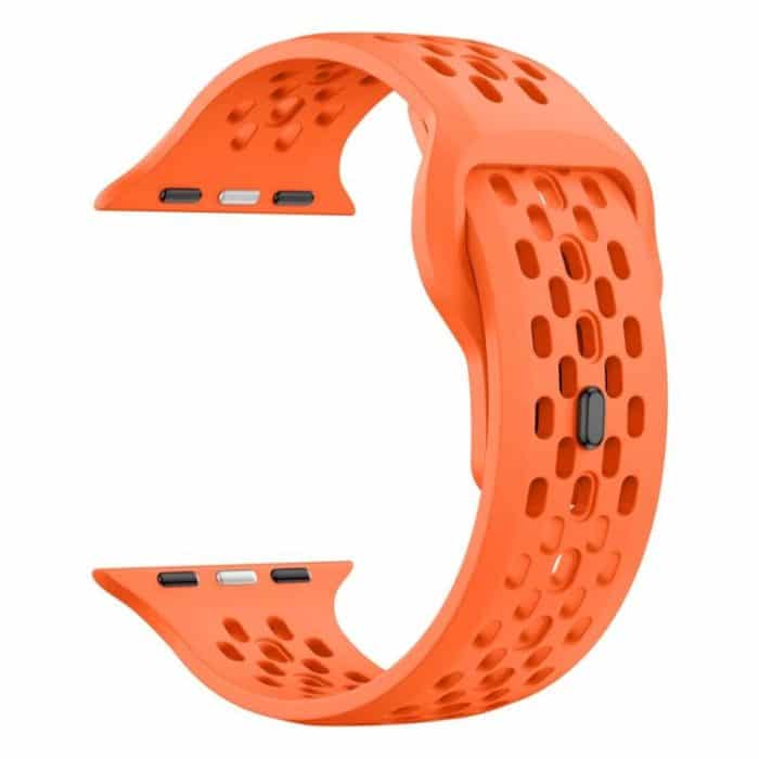 Mesh-Uhrenarmband aus Silikon mit umgekehrter Schnalle, For Apple Watch 46mm / 49mm / 45mm / 44mm, For Apple Watch 42mm / 41mm / 40mm / 38mm – Bild 6