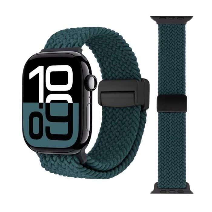 Magnetic Buckle Loop Woven Watch Band, For Apple Watch 46mm / 49mm / 45mm / 44mm, For Apple Watch 42mm / 41mm / 40mm / 38mm – Bild 1