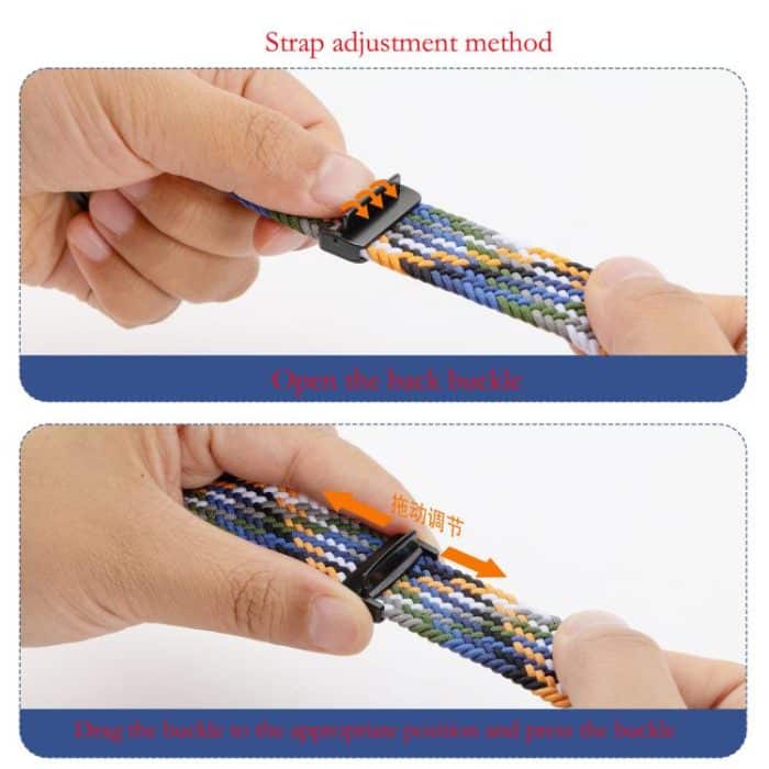 Magnetic Buckle Loop Woven Watch Band – Bild 4