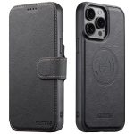 Suteni Q05 2-in-1 Multi-function MagSafe Wallet Litchi Leather Phone Case