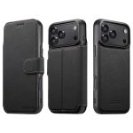 Suteni Q05 2-in-1 Multi-function MagSafe Wallet Litchi Leather Phone Case, For iPhone 16 Pro Max, For iPhone 16 Pro, For iPhone 16 Plus, For iPhone 16, For iPhone 15 Pro Max, For iPhone 15 Pro, For iPhone 15 Plus, For iPhone 15, For iPhone 14 Plus...