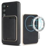 Kalebol Slim MagSafe Ring Magnetic Card Bag Leather Phone Case