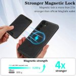 Kalebol Slim MagSafe Ring Magnetic Card Bag Leather Phone Case – Bild 5