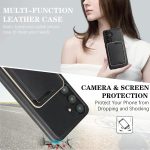 Kalebol Slim MagSafe Ring Magnetic Card Bag Leather Phone Case – Bild 7