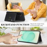 Kalebol Magnetic Button Card Bag MagSafe Ring Leather Phone Case – Bild 7