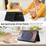 Kalebol Magnetic Button Card Bag MagSafe Ring Leather Phone Case – Bild 6