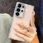 Rhinestone Glitter TPU Ring Holder Anti-fall Phone Case – Bild 7