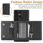Kalebol Strong Magnetic MagSafe Tri-Fold Wallet Leather Phone Case – Bild 4