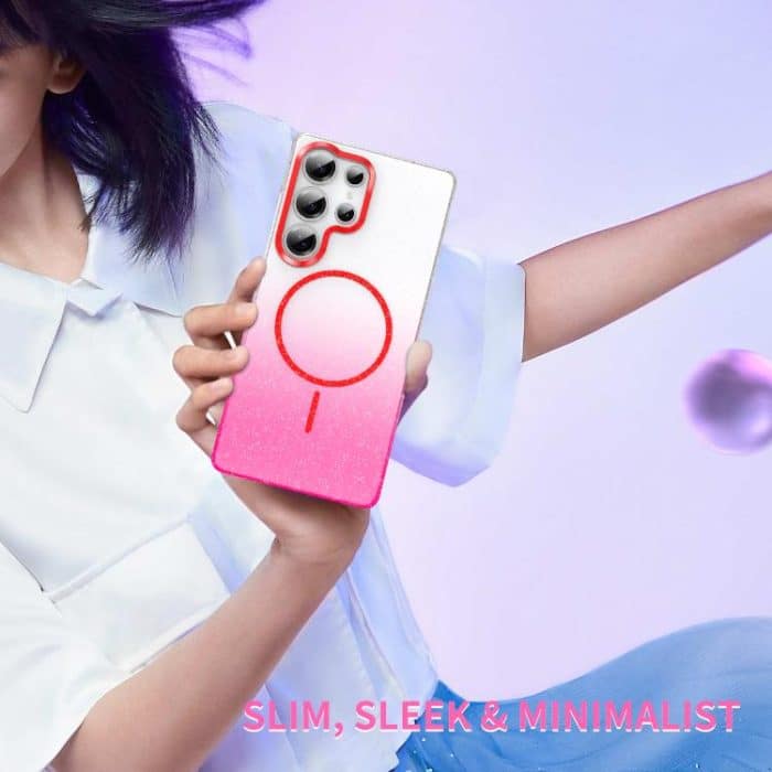 Gold Diamond Glitter Gradient MagSafe Shockproof Phone Case – Bild 6