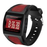 SANDA 222 Männer Sport Outdoor Bergsteigen Digitale Elektronische Uhr Quadratische Multifunktionale Wasserdichte Uhr – Bild 2