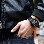 SANDA418 Quadratische Armbanduhr Schwimmen Wasserdicht Alarm Nachtlicht Männliche Studentenuhr Einfache Mode Sportuhr – Bild 17