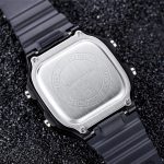 SANDA418 Quadratische Armbanduhr Schwimmen Wasserdicht Alarm Nachtlicht Männliche Studentenuhr Einfache Mode Sportuhr – Bild 5