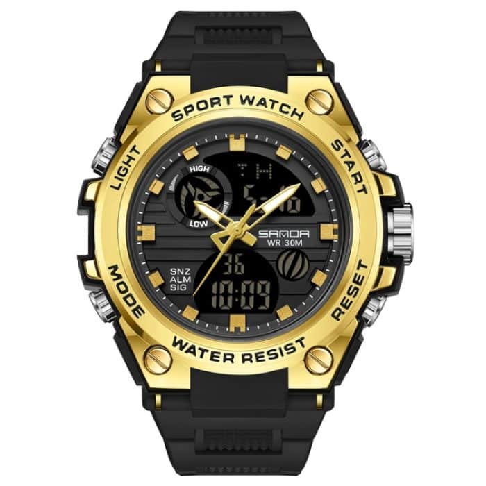 SANDA739 Uhr Platte Chao Männliche Uhr Männliche Student Mode Trend Multifunktionale Digitale Wasserdichte Elektronische Meter – Bild 14